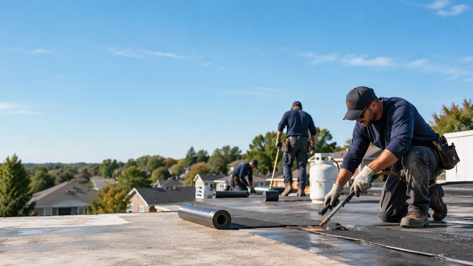 Flat Roof Leak Repair providers in Cement, OK